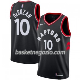 Canotte Uomo Toronto Raptors DeMar DeRozan 10 Nike 2017-18 Nero Swingman